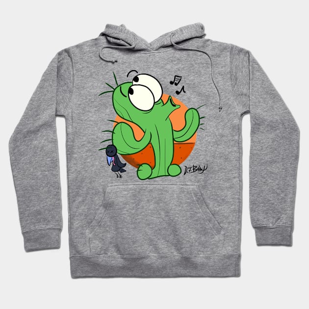 Nobody Suspects the Cactus! Hoodie by D.J. Berry